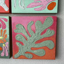 Pink and Orange Abstract Floral Set