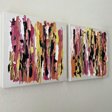Colorful Textured Abstract Painting Set