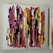 Colorful Textured Abstract Painting Set